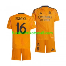Fußballtrikots Real Madrid ENDRICK 16 Kinder 2024-2025 Kurzarm Auswärts-trikot kaufen